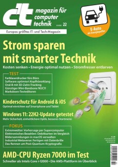 Cover von c’t magazin für Computertechnik