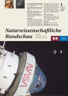 Cover von Naturwissenschaftliche Rundschau