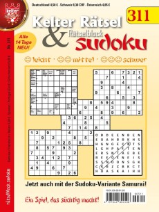 Cover von Kelter Rätsel & Rätselblock Sudoku