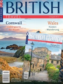 Cover von British Travel + Schottland Magazin
