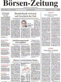 Cover von Börsen-Zeitung