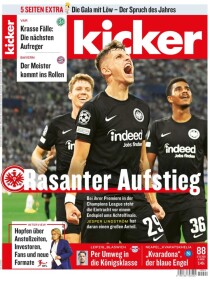 Cover von kicker Sportmagazin