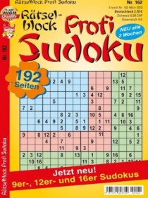 Cover von Rätselblock Profi Sudoku