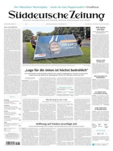 Cover von Süddeutsche Zeitung (Bayern)